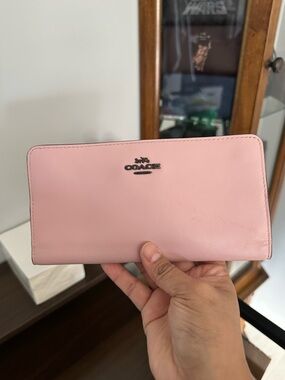 Coach Smooth Leather Skinny Wallet